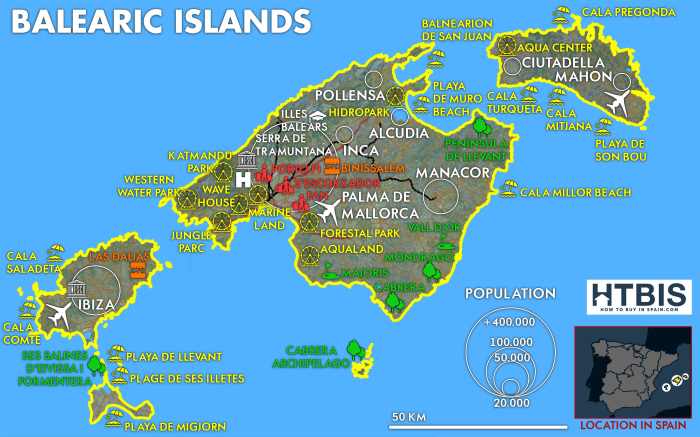 Balearic islands worldatlas majorca coast