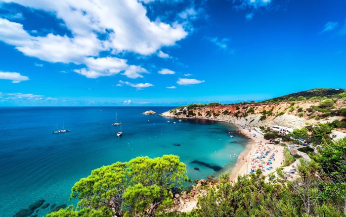 Balearic islands spain island cala el choose board park